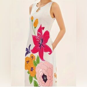 Floral dress with vibrant colors. Size XL